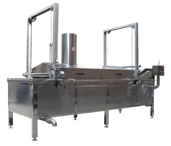 燃气网带式连续油炸机 燃气网带式连续油炸机